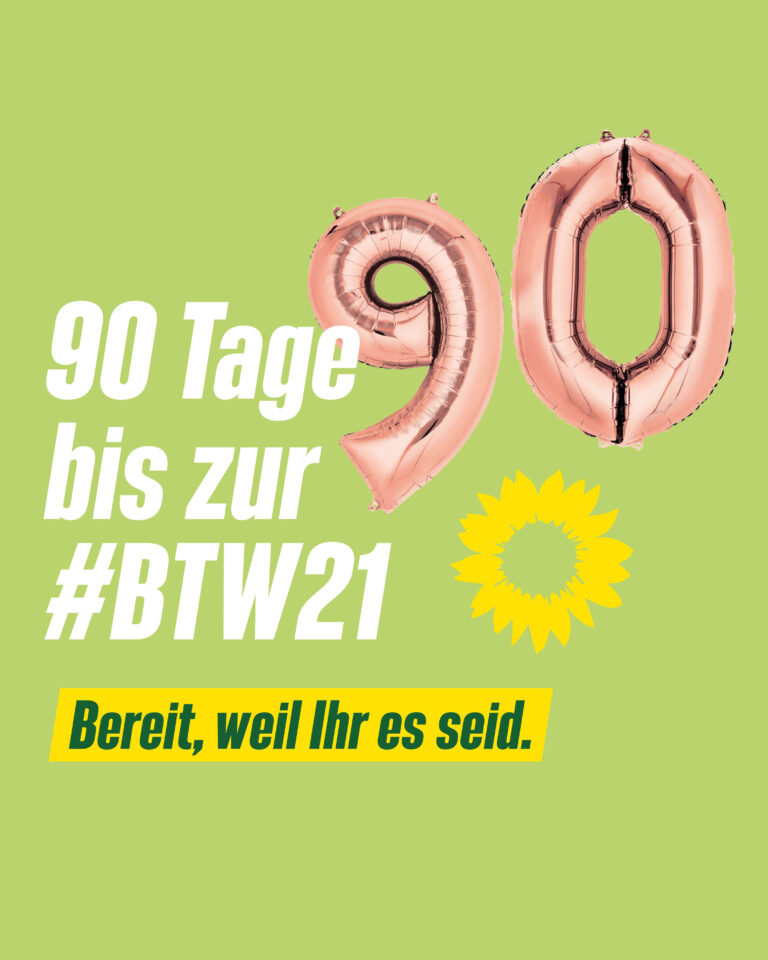 90 Tage bis zur Bundestagswahl