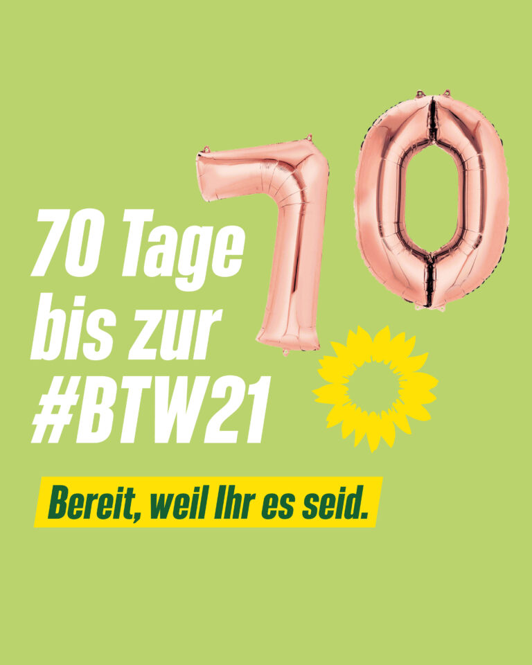 70 Tage bis zur Bundestagswahl