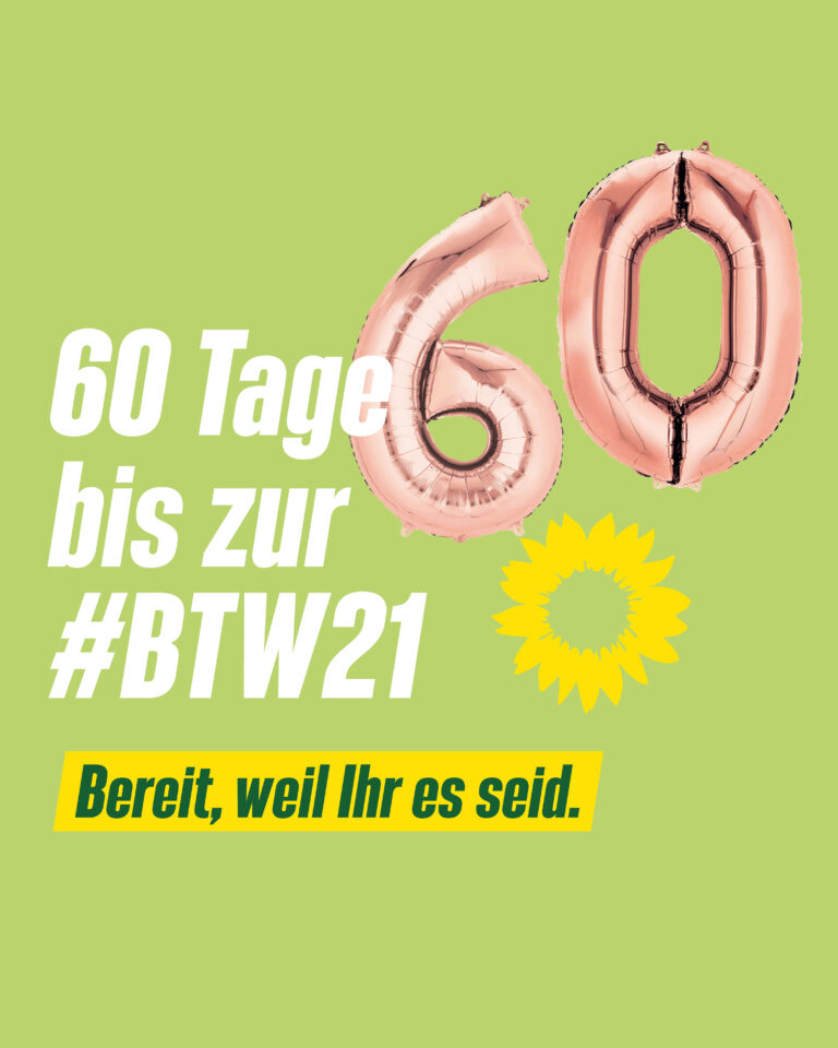 60 Tage bis zur Bundestagswahl