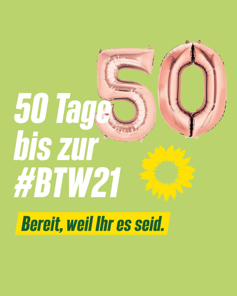 50 Tage bis zur Bundestagswahl