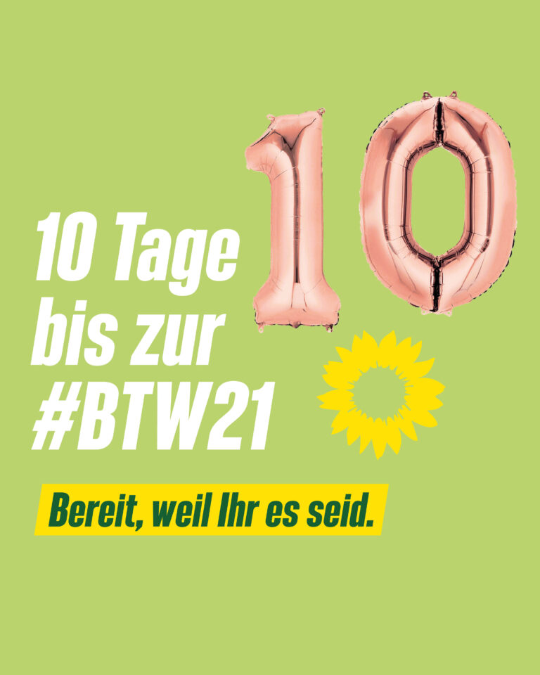 10 Tage bis zur Bundestagswahl